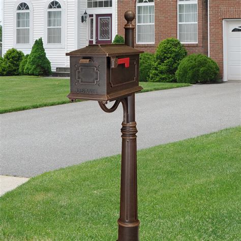 metal mail box post|decorative metal mailboxes and posts.